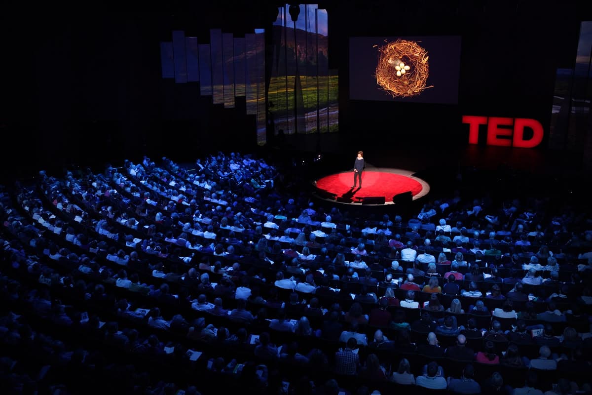 Youth speaker on TEDx stage